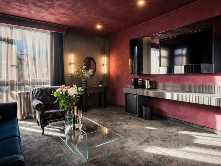 Suite living room at Premier Luxury Mountain Resort, Bansko