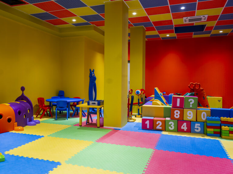Kids’ club with soft play blocks at Premier Luxury Mountain Resort, Bansko