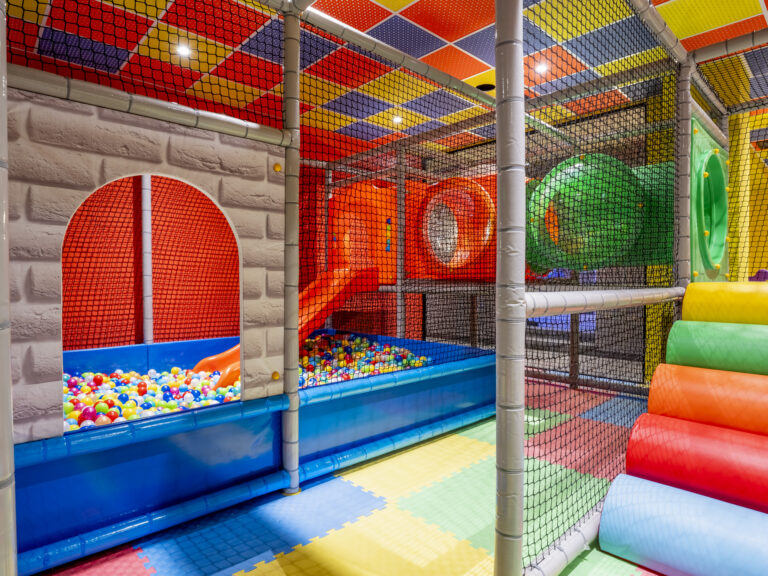Soft play maze in the kids’ club at Premier Luxury Mountain Resort, Bansko