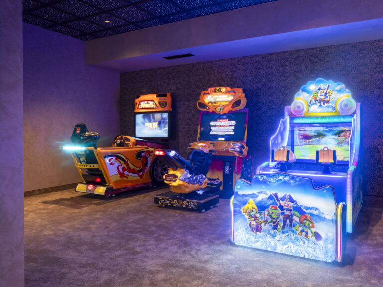 Arcade games and claw machines at Premier Luxury Mountain Resort, Bansko