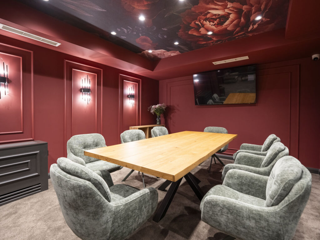 Private boardroom meeting room at Premier Luxury Mountain Resort, Bansko