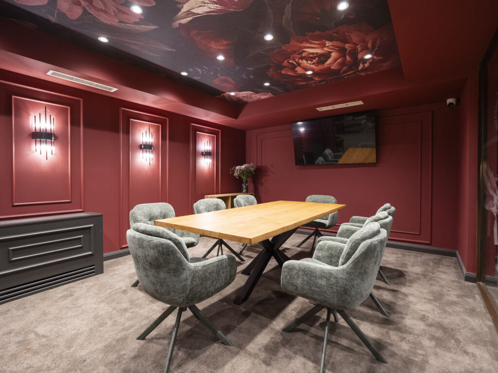 Private boardroom meeting room at Premier Luxury Mountain Resort, Bansko