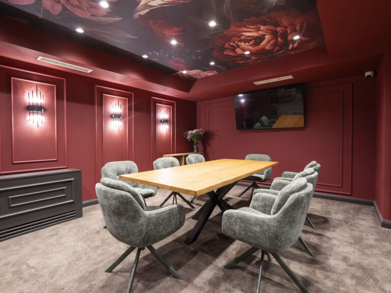 Private boardroom meeting room at Premier Luxury Mountain Resort, Bansko