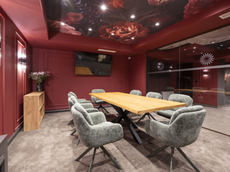 Private boardroom meeting room at Premier Luxury Mountain Resort, Bansko