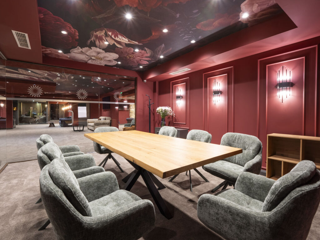 Private boardroom meeting room at Premier Luxury Mountain Resort, Bansko