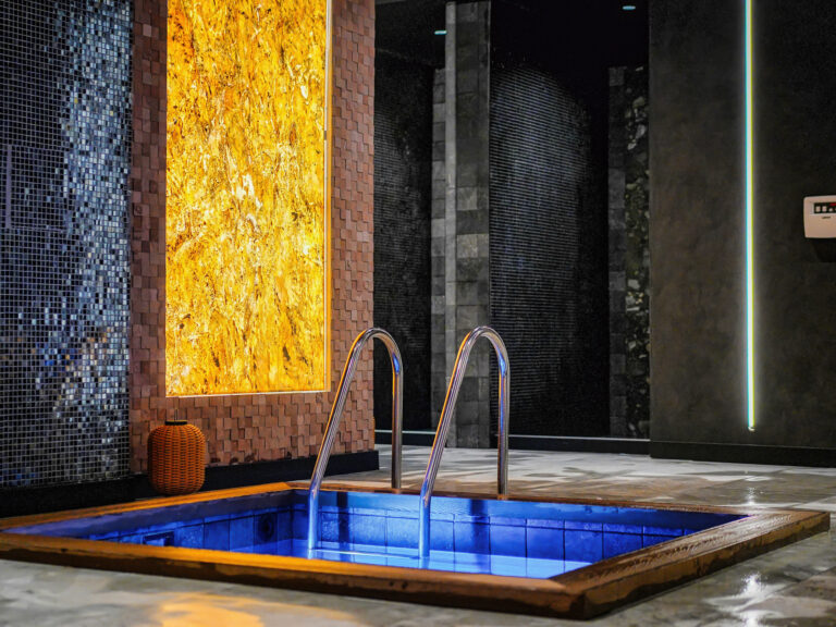 Cold plunge pool in the spa at Premier Luxury Mountain Resort, Bansko
