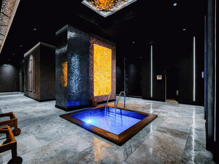Cold plunge pool in the spa at Premier Luxury Mountain Resort, Bansko