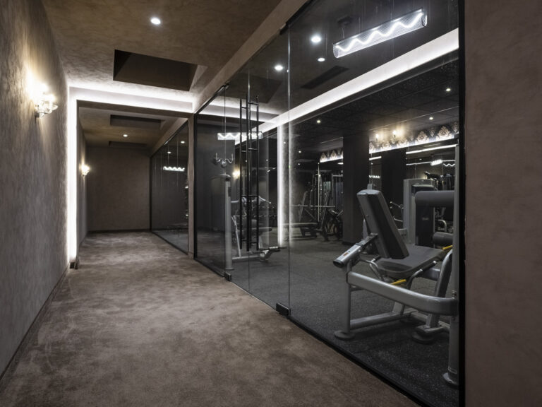 Fitness centre with modern gym equipment at Premier Luxury Mountain Resort, Bansko
