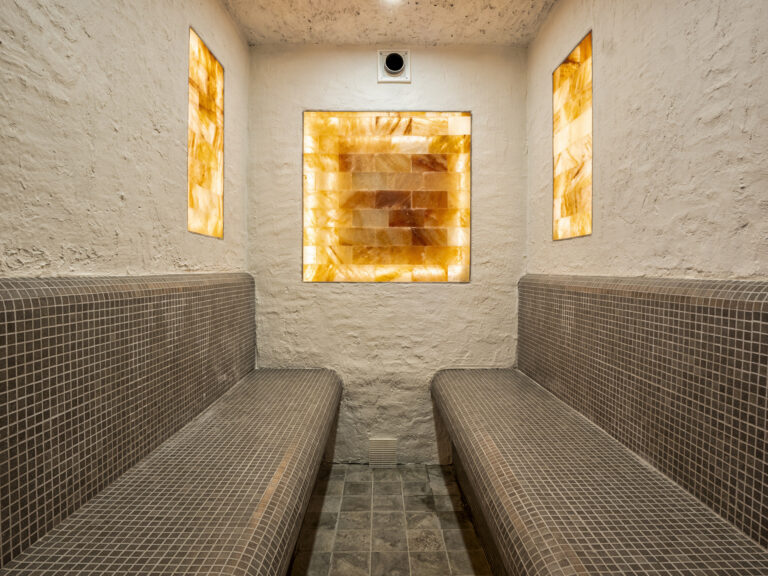 Himalayan salt room in the spa at Premier Luxury Mountain Resort, Bansko